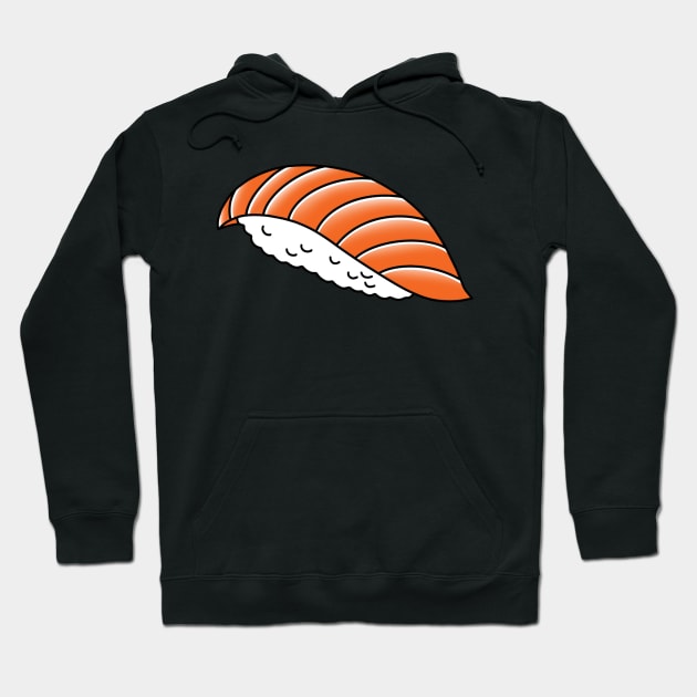 Salmon Nigiri Hoodie by drawingsbydarcy